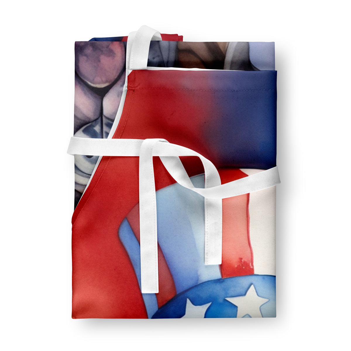 Mastiff Patriotic American Apron Cooking Kitchen Server Baking Crafts Gardening for Adult Women Men, Unisex, Large, Multicolor