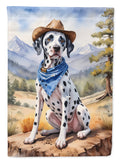 Dalmatian Cowboy Welcome Garden Flag Mailbox Decorative Yard Banner Outside Patio Artwork for Flower Beds, Garden Size, Multicolor