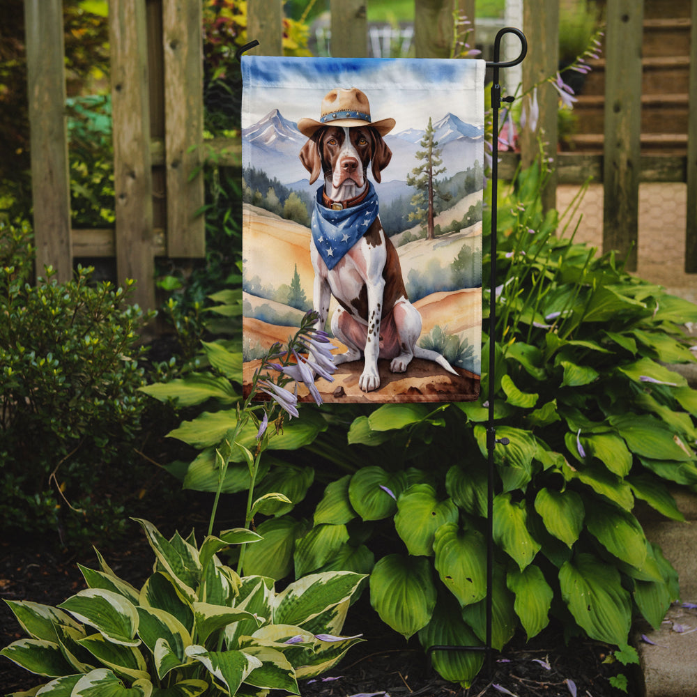 Pointer Cowboy Welcome Garden Flag Mailbox Decorative Yard Banner Outside Patio Artwork for Flower Beds, Garden Size, Multicolor
