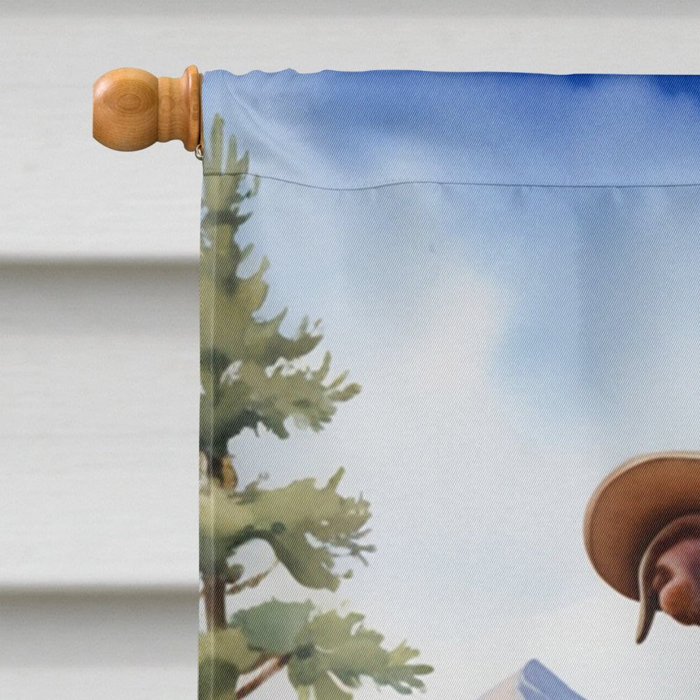 Staffordshire Bull Terrier Cowboy Welcome House Flag 28x40 Porch Sleeve Pole Decorative Outside Yard Banner Artwork Wall Hanging, Polyester