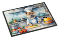 Akita The Chef Doormat Indoor Outdoor 18H X 27W Front Door Mat Rugs for Entryway, Non Slip Washable