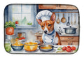 Basenji The Chef Dish Drying Mat Absorbent Dish Drying Mat Pad for Kitchen Counter Dish Drainer Mat for Countertop, 14 x 21", Multicolor