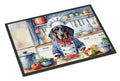Bluetick Coonhound The Chef Doormat Indoor Outdoor 18H X 27W Front Door Mat Rugs for Entryway, Non Slip Washable
