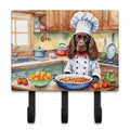 Boykin Spaniel The Chef Leash or Key Holder Wall Hooks, Coat Rack Wall Mount, for Hanging Keys, Towels, Aprons, Leashes