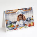 English Cocker Spaniel The Chef Greeting Cards Pack of 8 Blank Cards with Envelopes Whimsical A7 Size 5x7