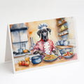 Great Dane The Chef Greeting Cards Pack of 8 Blank Cards with Envelopes Whimsical A7 Size 5x7