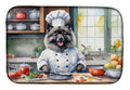 Keeshond The Chef Dish Drying Mat Absorbent Dish Drying Mat Pad for Kitchen Counter Dish Drainer Mat for Countertop, 14 x 21", Multicolor