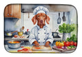 Vizsla The Chef Dish Drying Mat Absorbent Dish Drying Mat Pad for Kitchen Counter Dish Drainer Mat for Countertop, 14 x 21", Multicolor