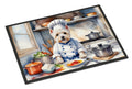 Westie The Chef Doormat Indoor Outdoor 24H X 36W Front Door Mat Rugs for Entryway, Non Slip Washable Low Pile,