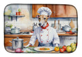 Whippet The Chef Dish Drying Mat Absorbent Dish Drying Mat Pad for Kitchen Counter Dish Drainer Mat for Countertop, 14 x 21", Multicolor