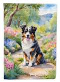 Australian Shepherd Spring Garden Garden Flag Mailbox Decorative Yard Banner Outside Patio Artwork for Flower Beds, Garden Size, Multicolor