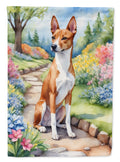 Basenji Spring Garden Garden Flag Mailbox Decorative Yard Banner Outside Patio Artwork for Flower Beds, Garden Size, Multicolor