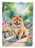 Chow Chow Spring Path Garden Flag Mailbox Decorative Yard Banner Outside Patio Artwork for Flower Beds, Garden Size, Multicolor