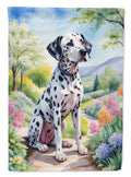 Dalmatian Spring Path Garden Flag Mailbox Decorative Yard Banner Outside Patio Artwork for Flower Beds, Garden Size, Multicolor