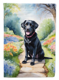 Labrador Retriever Spring Path Garden Flag Mailbox Decorative Yard Banner Outside Patio Artwork for Flower Beds, Garden Size, Multicolor