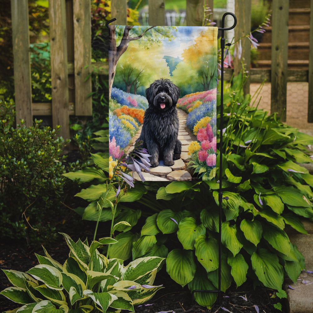 Puli Spring Path Garden Flag Mailbox Decorative Yard Banner Outside Patio Artwork for Flower Beds, Garden Size, Multicolor