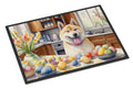 Decorating Easter Akita Doormat Indoor Outdoor 18H X 27W Front Door Mat Rugs for Entryway, Non Slip Washable