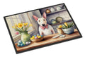 Decorating Easter English Bull Terrier Doormat Indoor Outdoor 24H X 36W Front Door Mat Rugs for Entryway, Non Slip Washable Low Pile,