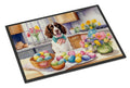 Decorating Easter English Springer Spaniel Doormat Indoor Outdoor 24H X 36W Front Door Mat Rugs for Entryway, Non Slip Washable Low Pile,