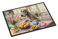 Decorating Easter Irish Wolfhound Doormat Indoor Outdoor 18H X 27W Front Door Mat Rugs for Entryway, Non Slip Washable