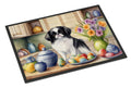 Decorating Easter Japanese Chin Doormat Indoor Outdoor 18H X 27W Front Door Mat Rugs for Entryway, Non Slip Washable