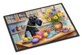 Decorating Easter Kerry Blue Terrier Doormat Indoor Outdoor 24H X 36W Front Door Mat Rugs for Entryway, Non Slip Washable Low Pile,