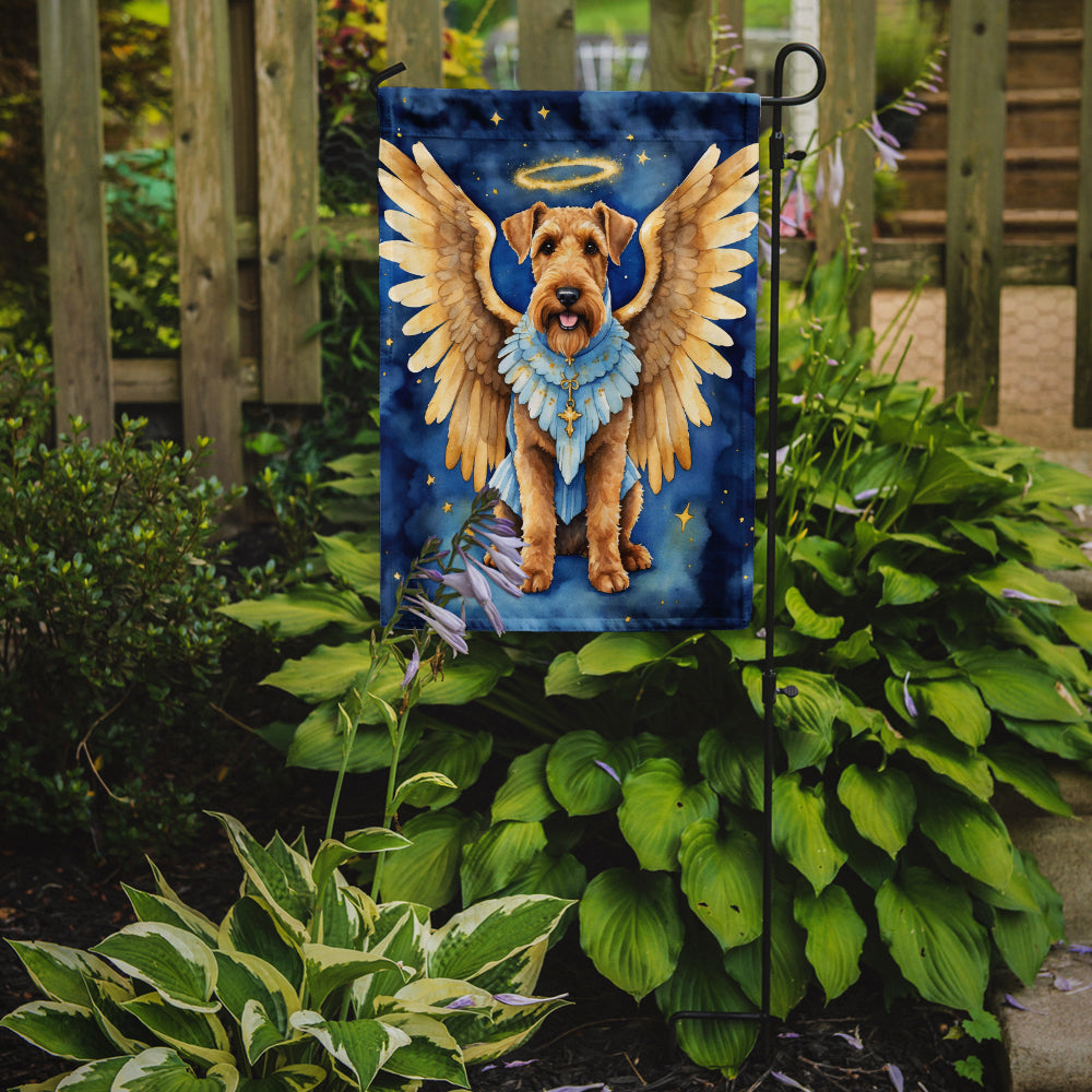 Airedale Terrier My Angel Garden Flag Mailbox Decorative Yard Banner Outside Patio Artwork for Flower Beds, Garden Size, Multicolor