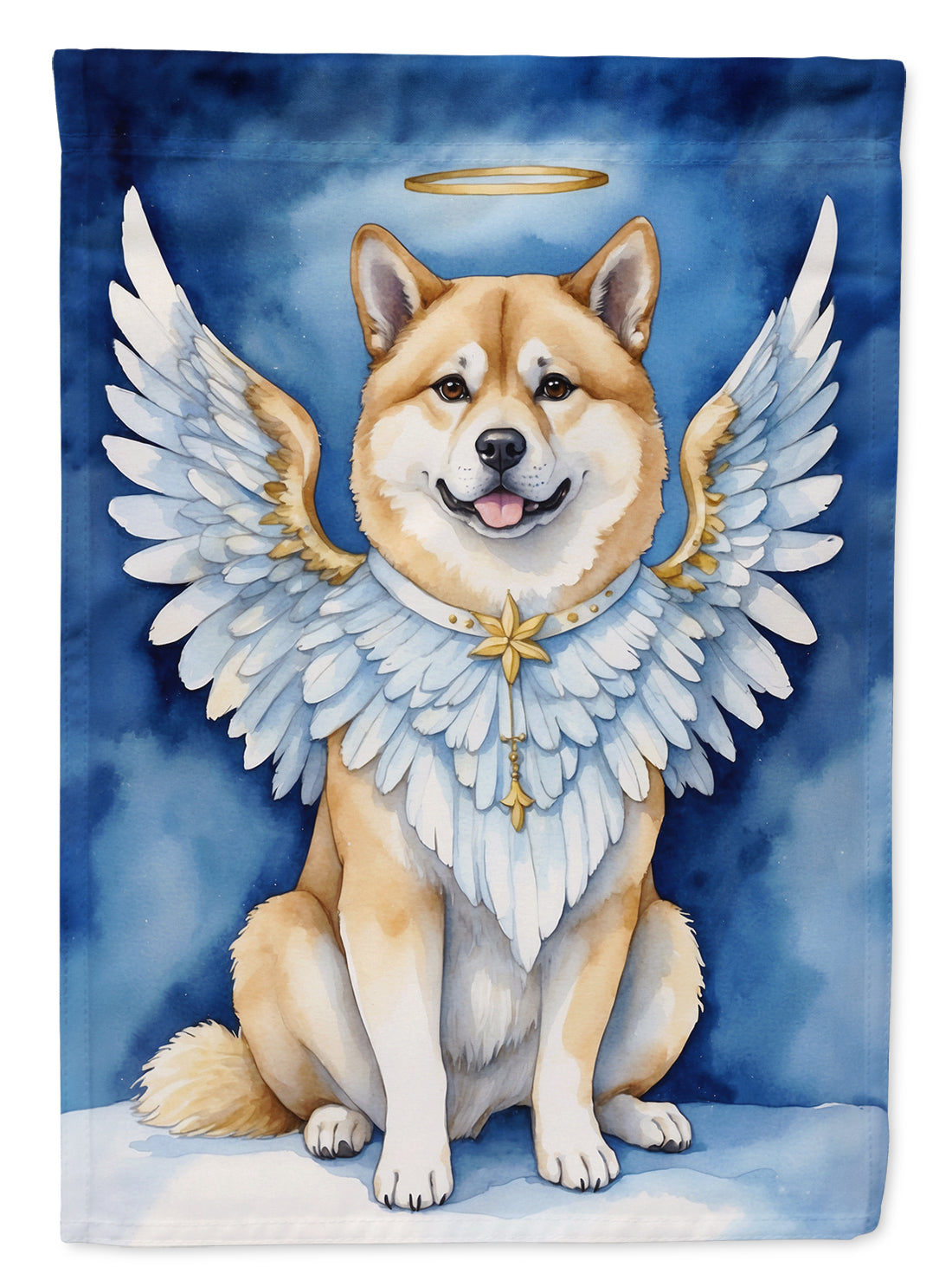 Akita My Angel Garden Flag Mailbox Decorative Yard Banner Outside Patio Artwork for Flower Beds, Garden Size, Multicolor
