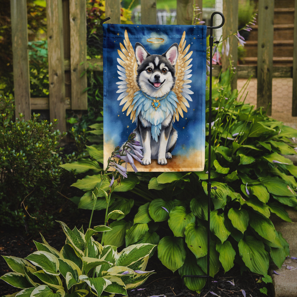 Alaskan Klee Kai My Angel Garden Flag Mailbox Decorative Yard Banner Outside Patio Artwork for Flower Beds, Garden Size, Multicolor