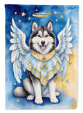 Alaskan Malamute My Angel Garden Flag Mailbox Decorative Yard Banner Outside Patio Artwork for Flower Beds, Garden Size, Multicolor