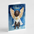 American Water Spaniel My Angel Greeting Cards Pack of 8 Blank Cards with Envelopes Whimsical A7 Size 5x7