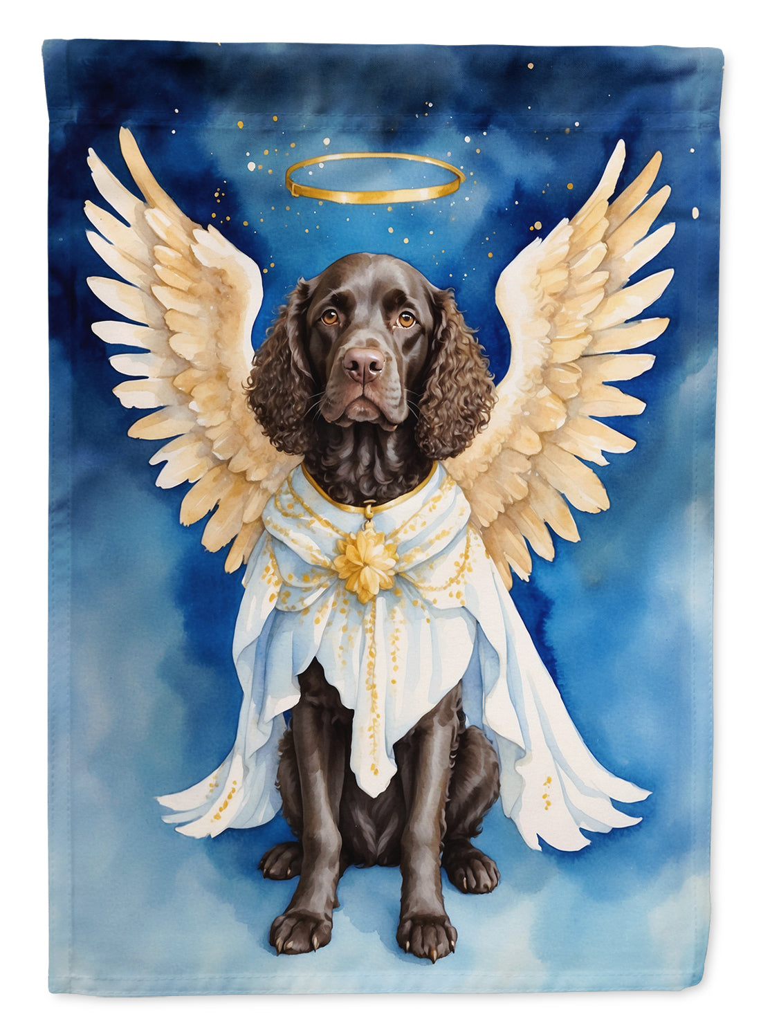 American Water Spaniel My Angel Garden Flag Mailbox Decorative Yard Banner Outside Patio Artwork for Flower Beds, Garden Size, Multicolor