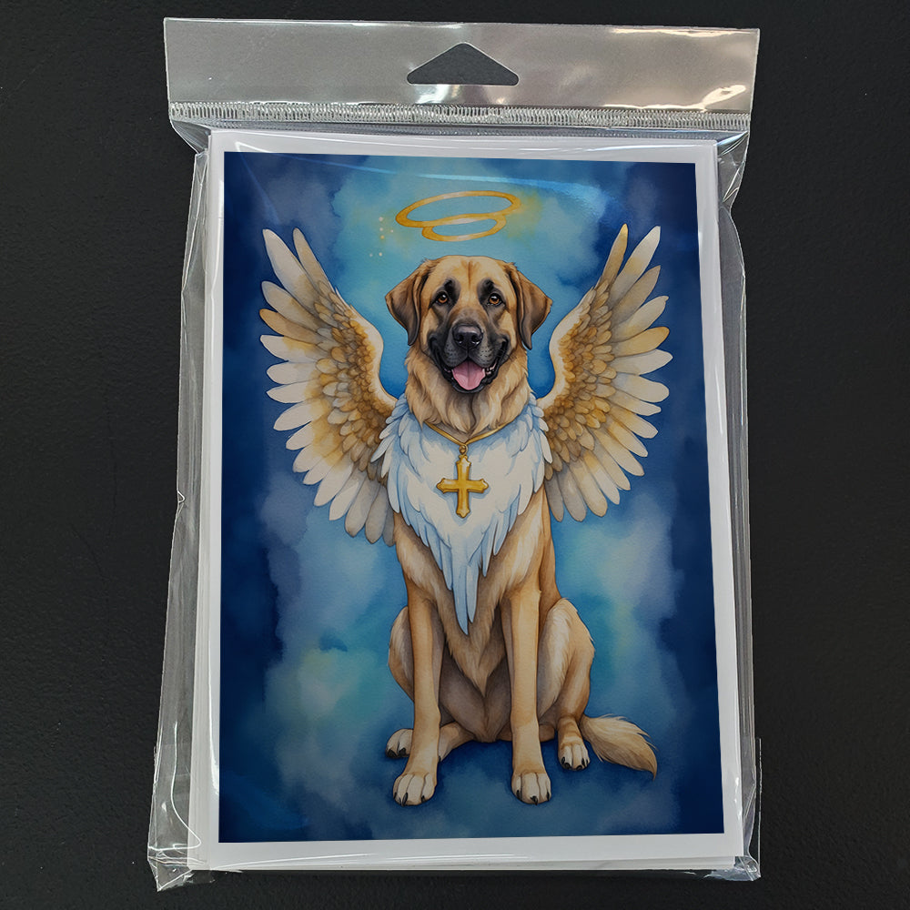 Anatolian Shepherd My Angel Greeting Cards Pack of 8 Blank Cards with Envelopes Whimsical A7 Size 5x7
