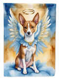 Basenji My Angel Garden Flag Mailbox Decorative Yard Banner Outside Patio Artwork for Flower Beds, Garden Size, Multicolor