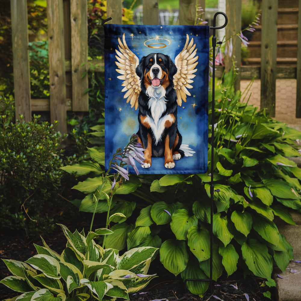 Bernese Mountain Dog My Angel Garden Flag Mailbox Decorative Yard Banner Outside Patio Artwork for Flower Beds, Garden Size, Multicolor