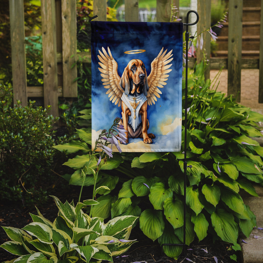 Bloodhound My Angel Garden Flag Mailbox Decorative Yard Banner Outside Patio Artwork for Flower Beds, Garden Size, Multicolor