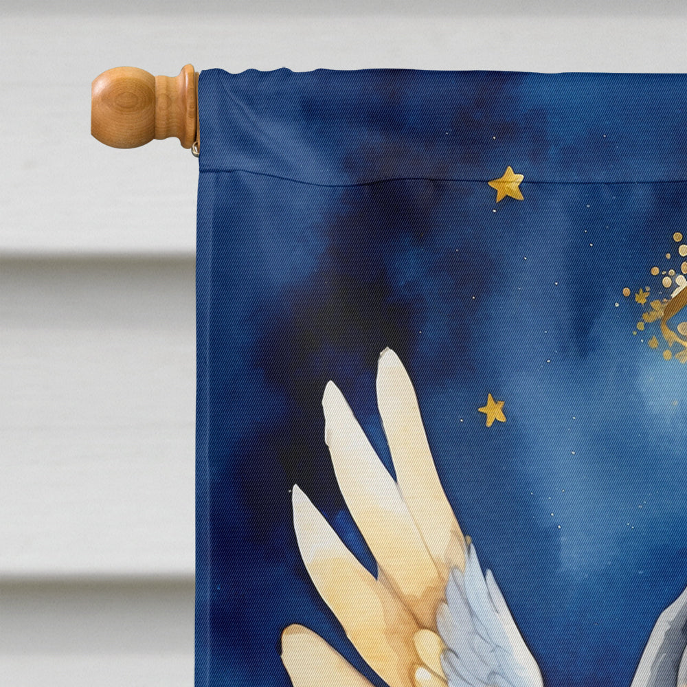 Bluetick Coonhound My Angel House Flag 28x40 Porch Sleeve Pole Decorative Outside Yard Banner Artwork Wall Hanging, Polyester