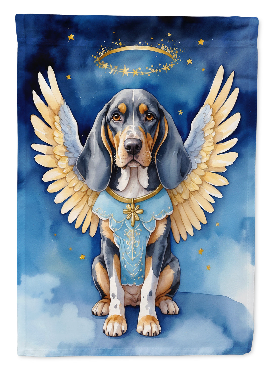 Bluetick Coonhound My Angel Garden Flag Mailbox Decorative Yard Banner Outside Patio Artwork for Flower Beds, Garden Size, Multicolor