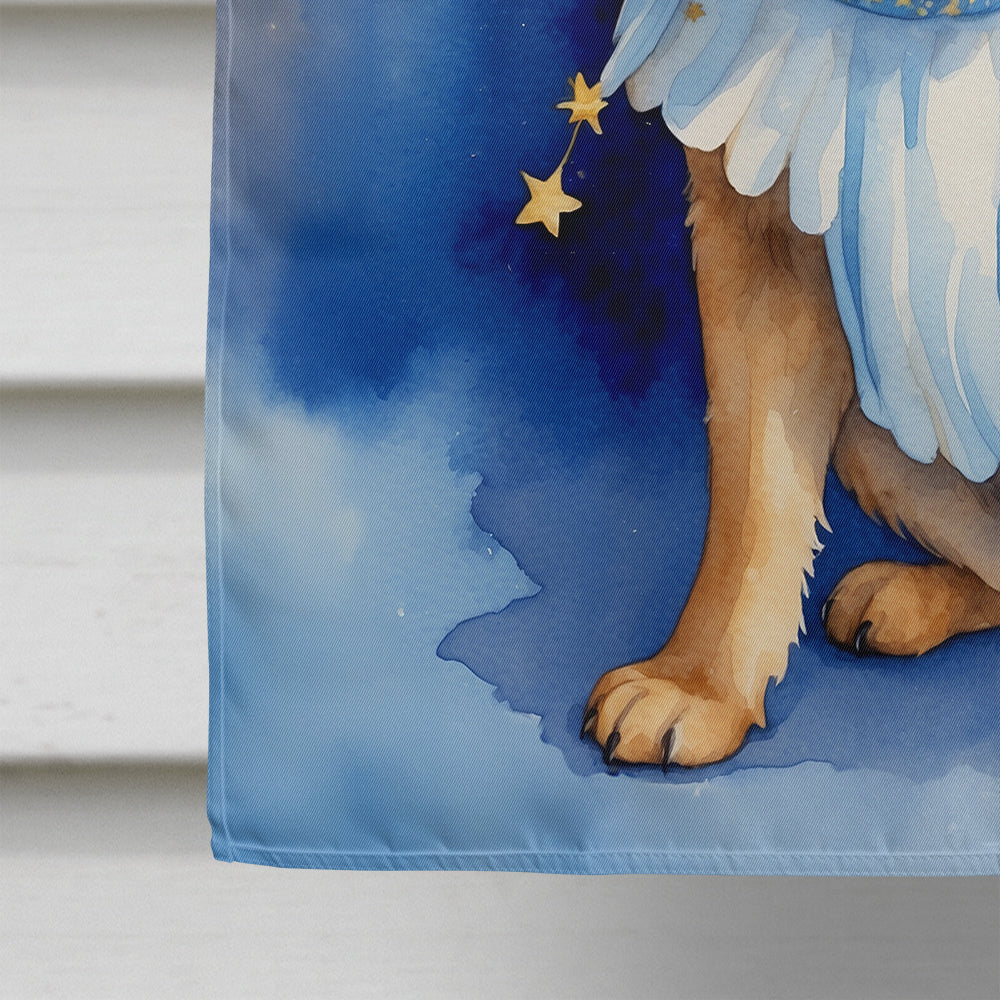Border Terrier My Angel House Flag 28x40 Porch Sleeve Pole Decorative Outside Yard Banner Artwork Wall Hanging, Polyester