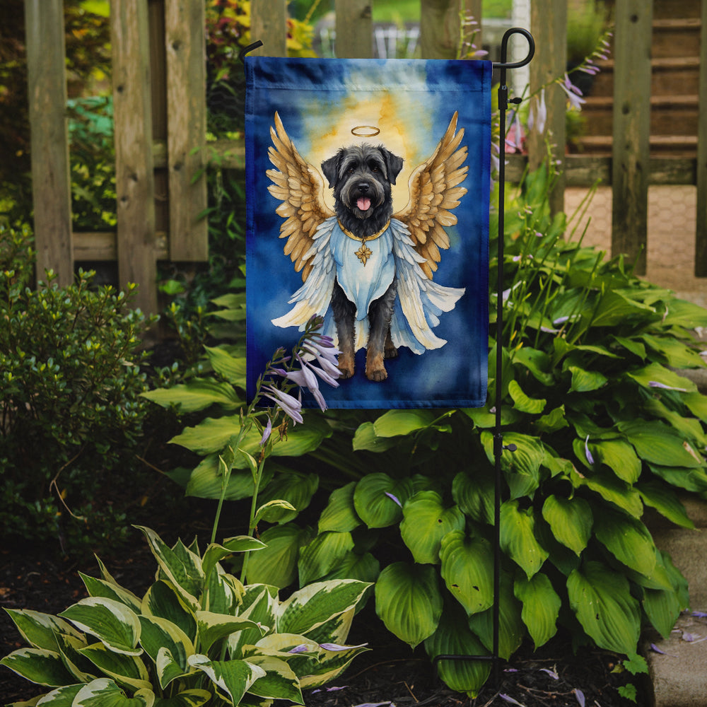 Bouvier des Flandres My Angel Garden Flag Mailbox Decorative Yard Banner Outside Patio Artwork for Flower Beds, Garden Size, Multicolor