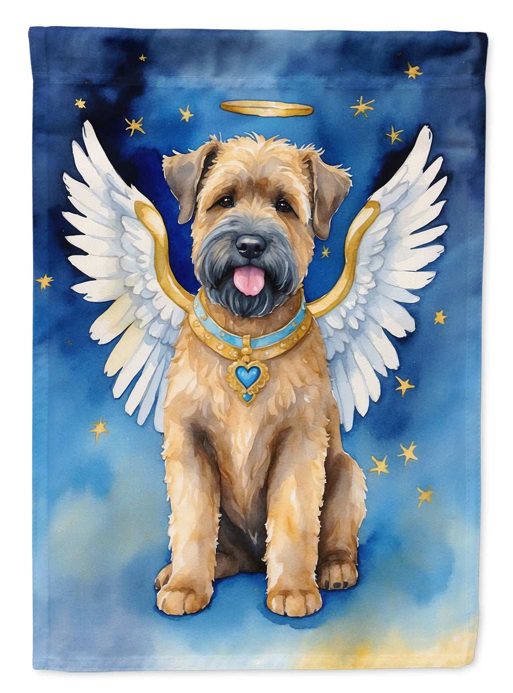 Bouvier des Flandres My Angel Garden Flag Mailbox Decorative Yard Banner Outside Patio Artwork for Flower Beds, Garden Size, Multicolor