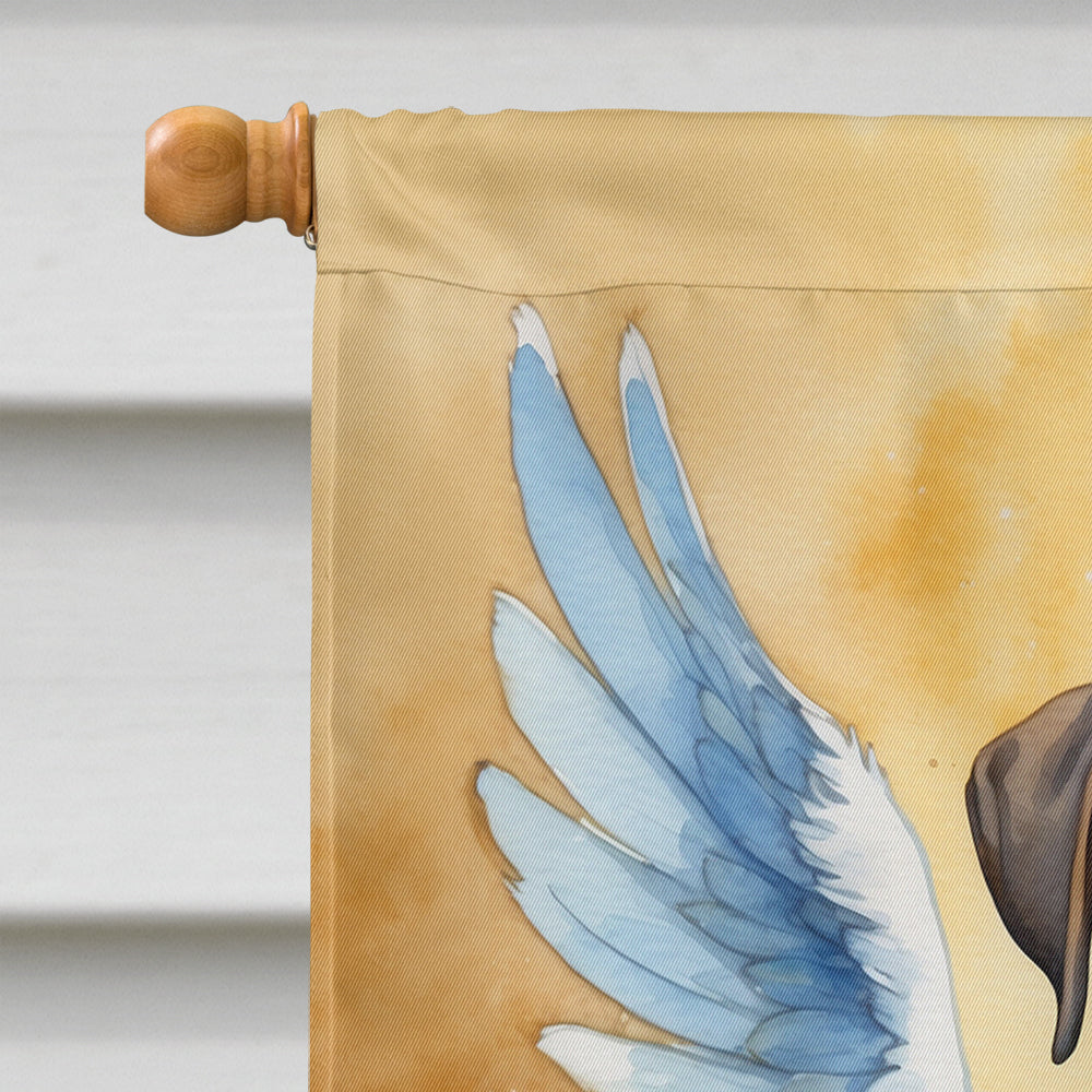 Boxer My Angel House Flag 28x40 Porch Sleeve Pole Decorative Outside Yard Banner Artwork Wall Hanging, Polyester
