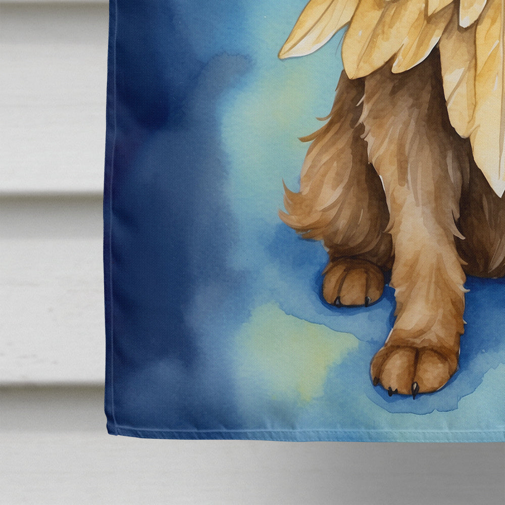 Brussels Griffon My Angel House Flag 28x40 Porch Sleeve Pole Decorative Outside Yard Banner Artwork Wall Hanging, Polyester