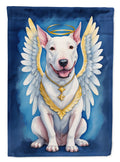 Bull Terrier My Angel Garden Flag Mailbox Decorative Yard Banner Outside Patio Artwork for Flower Beds, Garden Size, Multicolor