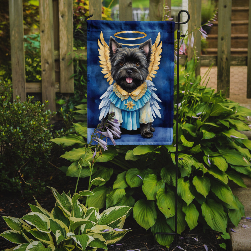 Cairn Terrier My Angel Garden Flag Mailbox Decorative Yard Banner Outside Patio Artwork for Flower Beds, Garden Size, Multicolor