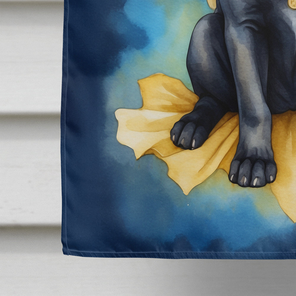 Cane Corso My Angel House Flag 28x40 Porch Sleeve Pole Decorative Outside Yard Banner Artwork Wall Hanging, Polyester