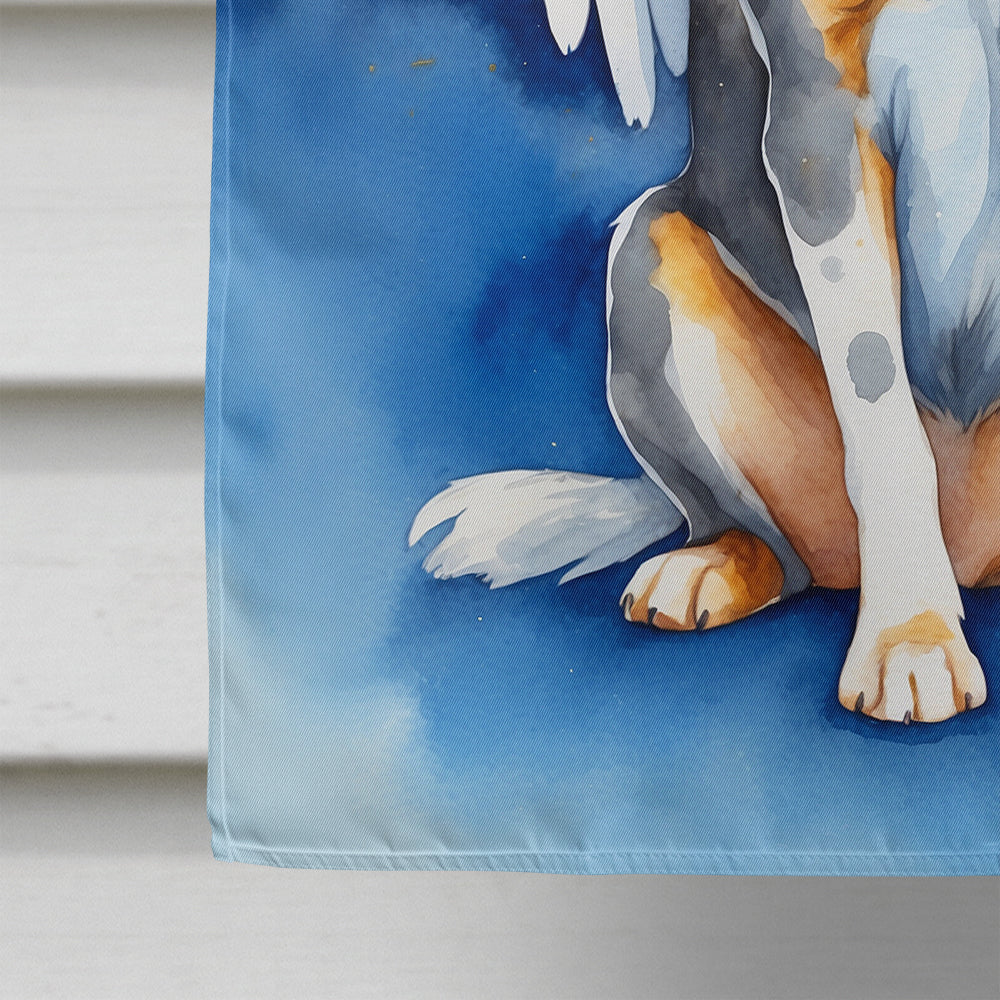 Catahoula My Angel House Flag 28x40 Porch Sleeve Pole Decorative Outside Yard Banner Artwork Wall Hanging, Polyester