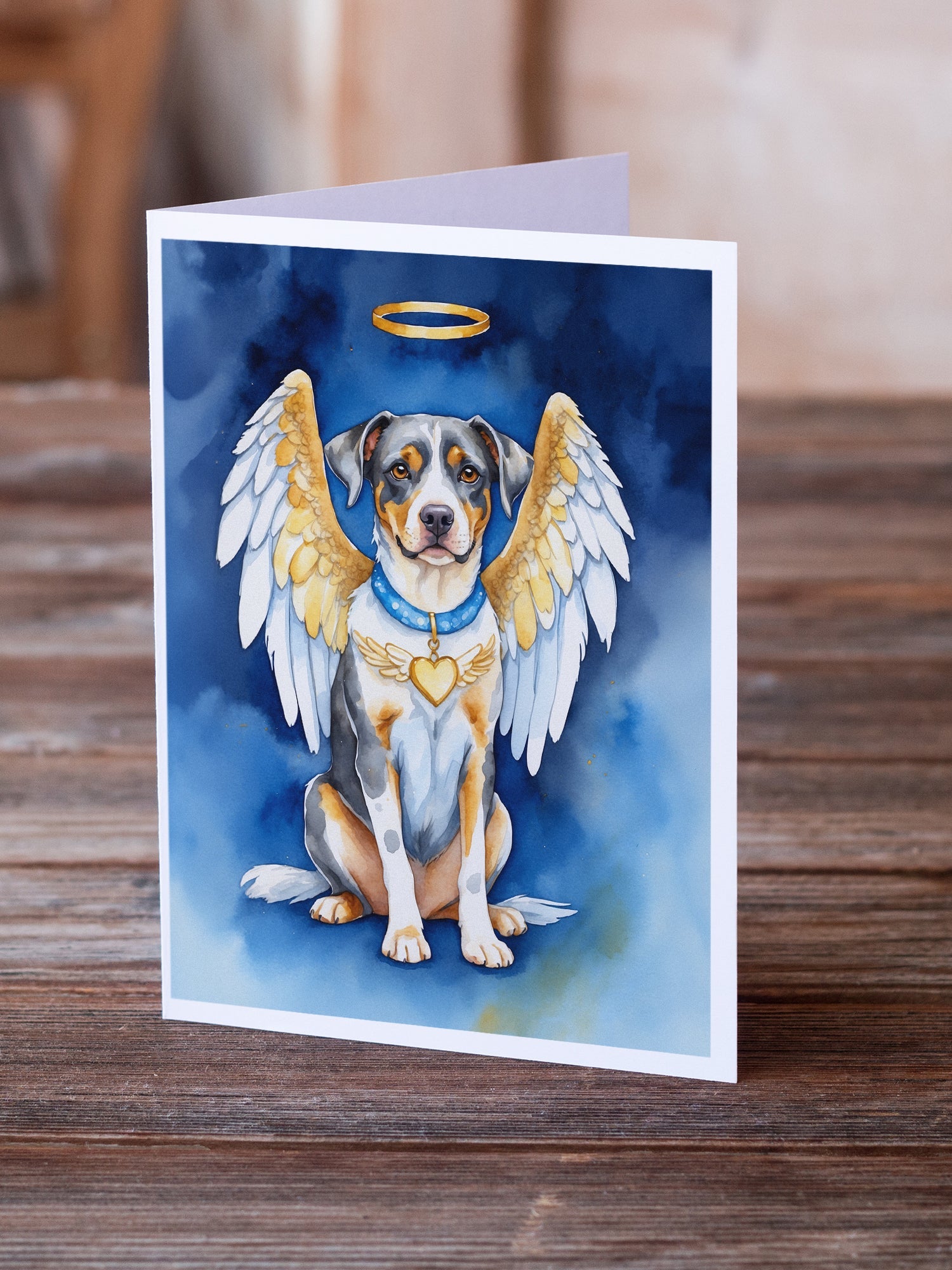Catahoula My Angel Greeting Cards Pack of 8 Blank Cards with Envelopes Whimsical A7 Size 5x7