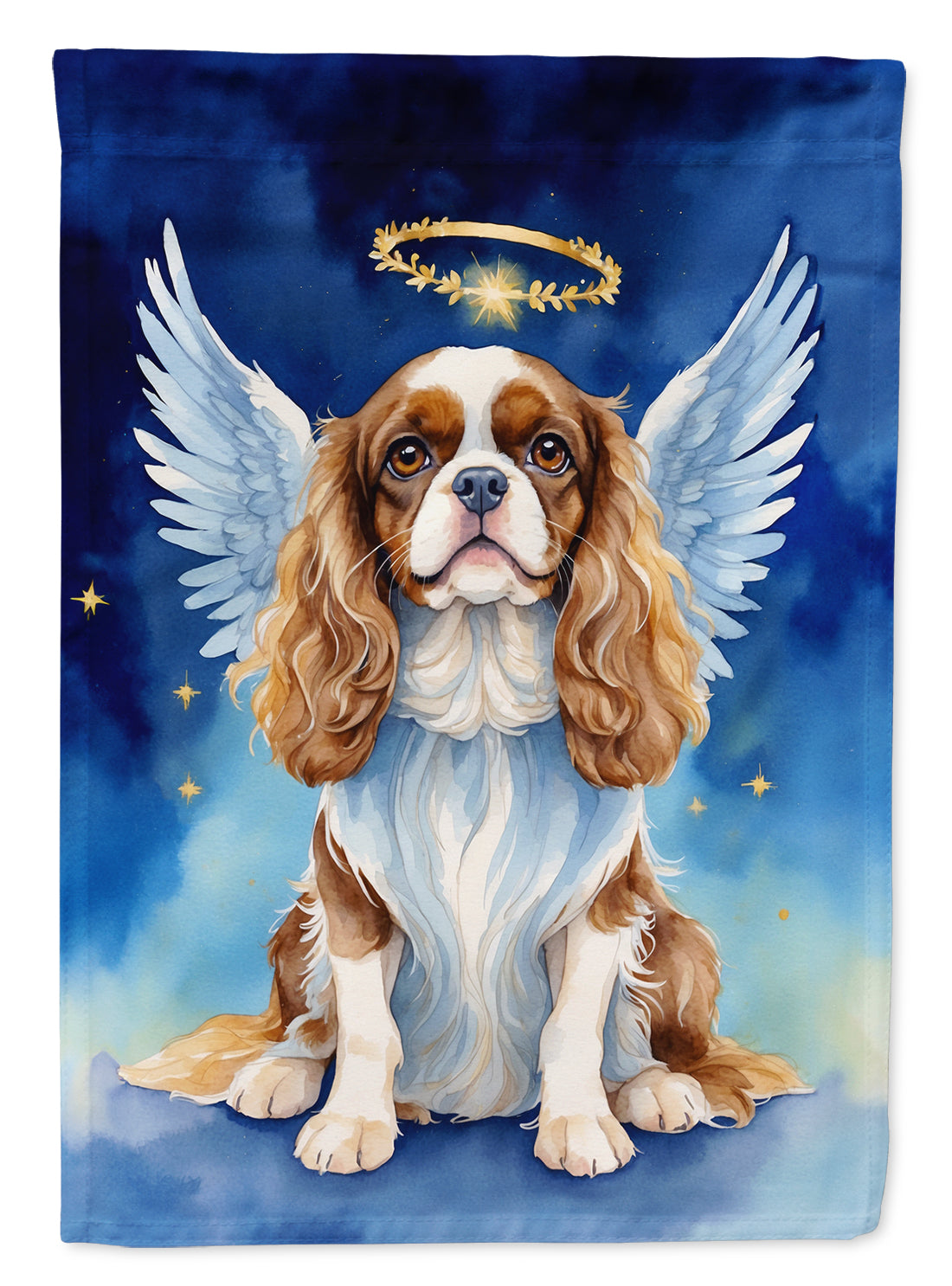 Cavalier Spaniel My Angel Garden Flag Mailbox Decorative Yard Banner Outside Patio Artwork for Flower Beds, Garden Size, Multicolor