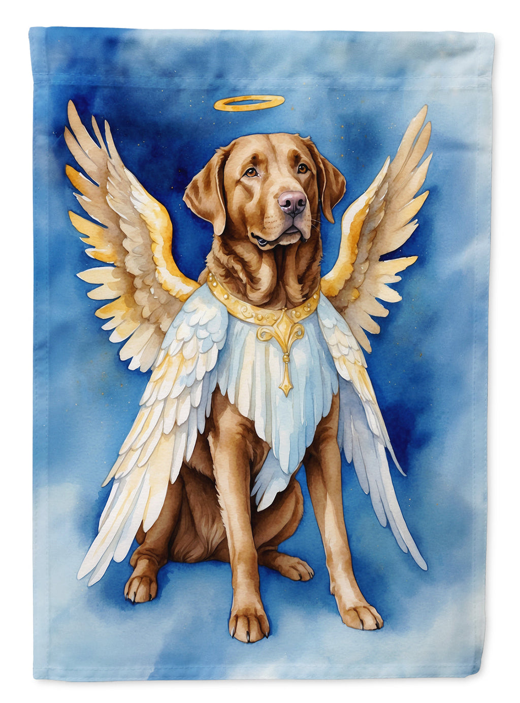 Chesapeake Bay Retriever My Angel Garden Flag Mailbox Decorative Yard Banner Outside Patio Artwork for Flower Beds, Garden Size, Multicolor